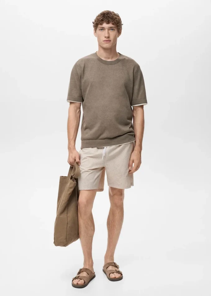 Plavky seersucker Plavky seersucker