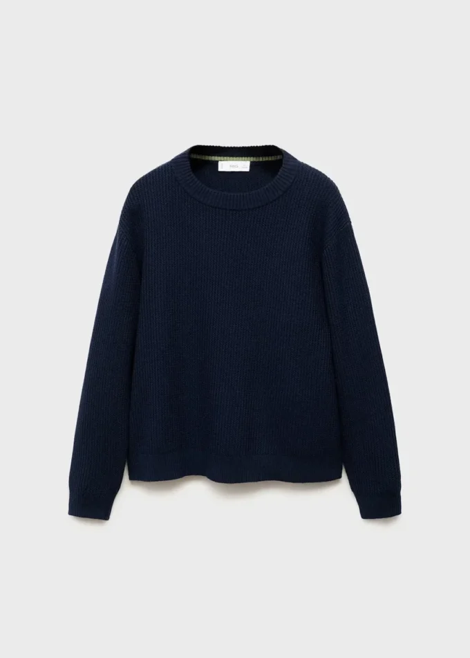 Pletený bavlněný svetr Pletený bavlněný svetr