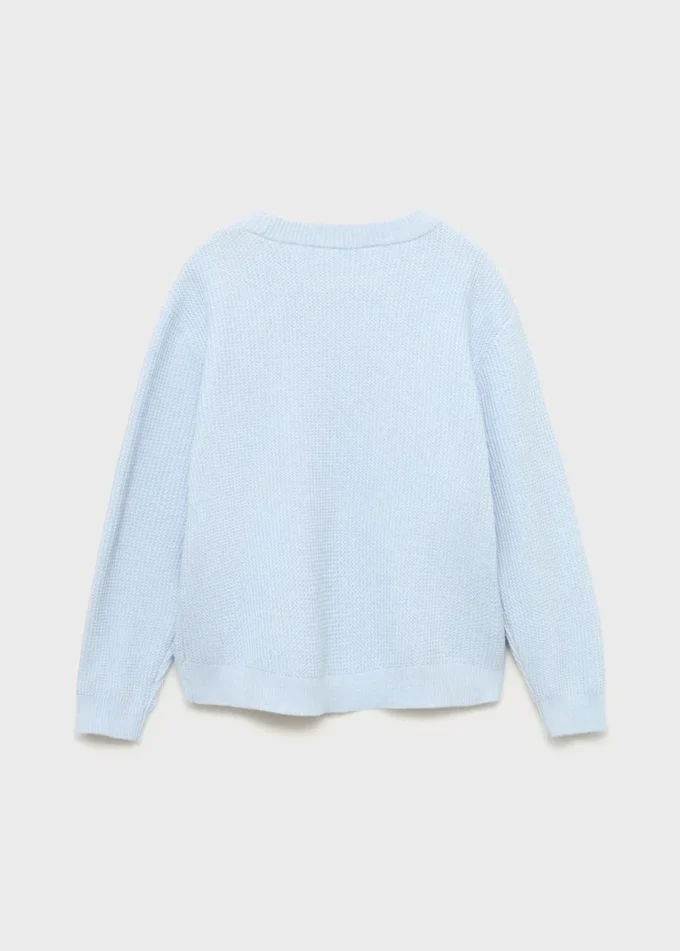 Pletený bavlněný svetr Pletený bavlněný svetr