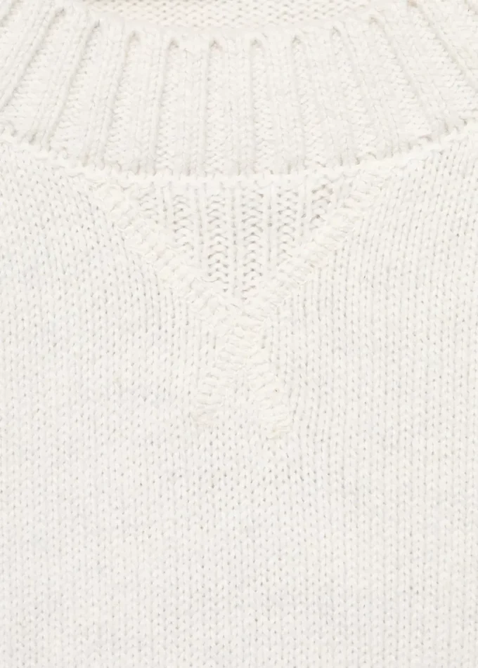 Pletený bavlněný svetr Pletený bavlněný svetr