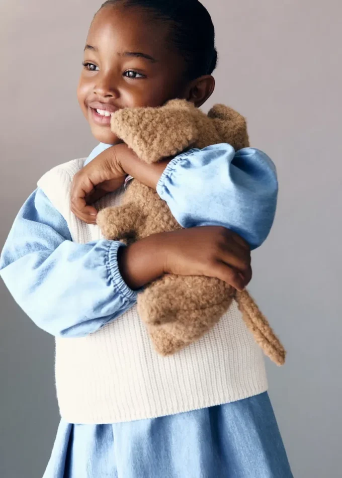 Pletená bavlněná vesta Pletená bavlněná vesta