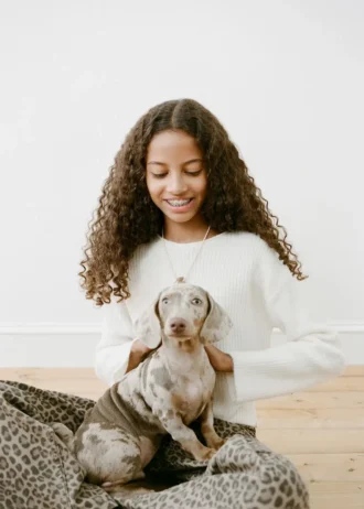 Pletený žebrovaný svetr