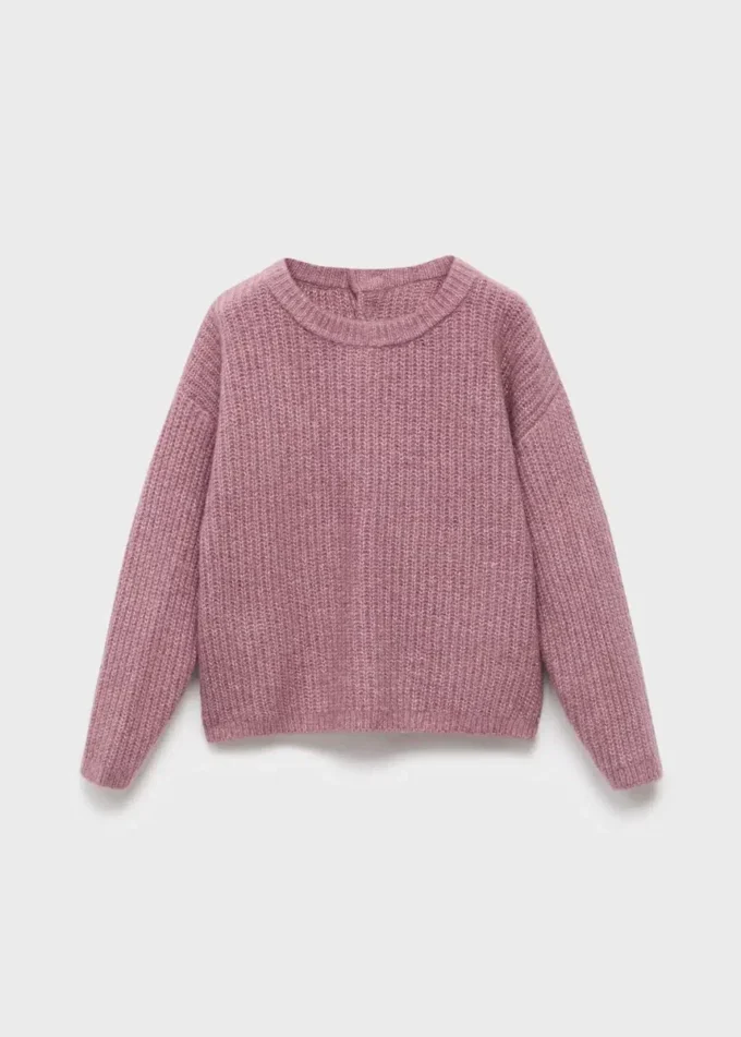 Pletený žebrovaný svetr Pletený žebrovaný svetr