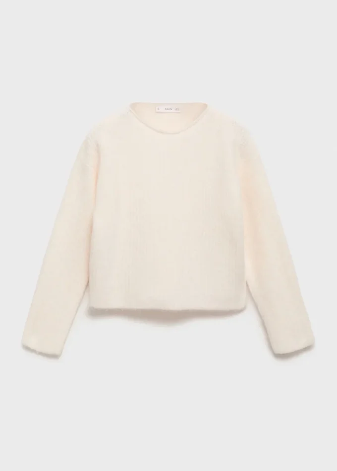 Pletený žebrovaný svetr Pletený žebrovaný svetr