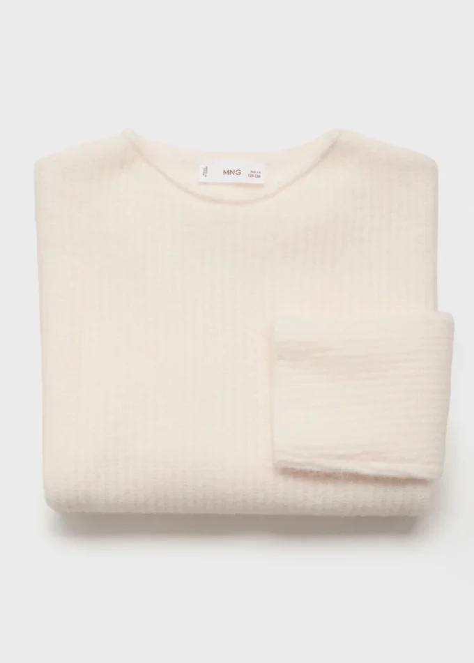 Pletený žebrovaný svetr Pletený žebrovaný svetr