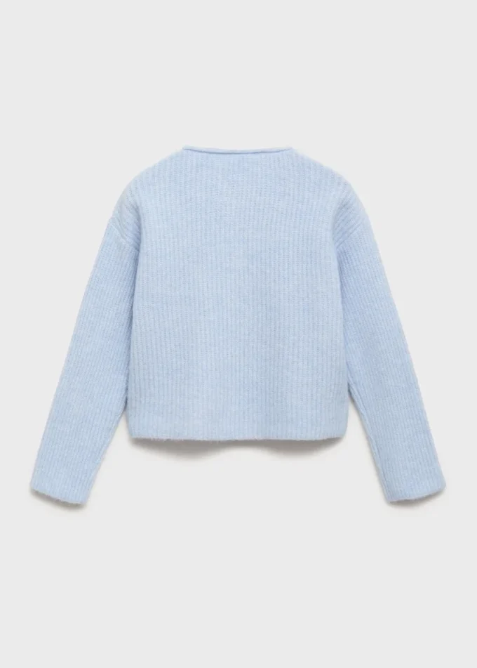 Pletený žebrovaný svetr Pletený žebrovaný svetr