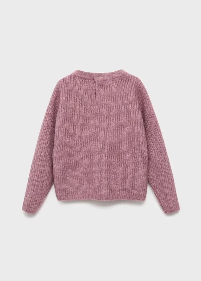 Pletený žebrovaný svetr Pletený žebrovaný svetr