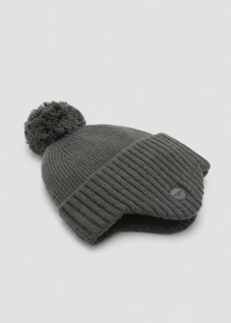 Pletená čepice s klapkami na uši