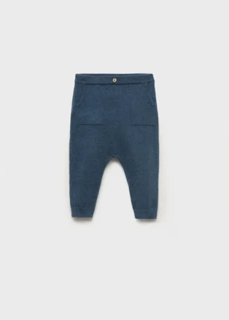 Pletené kalhoty s kapsami Pletené kalhoty s kapsami