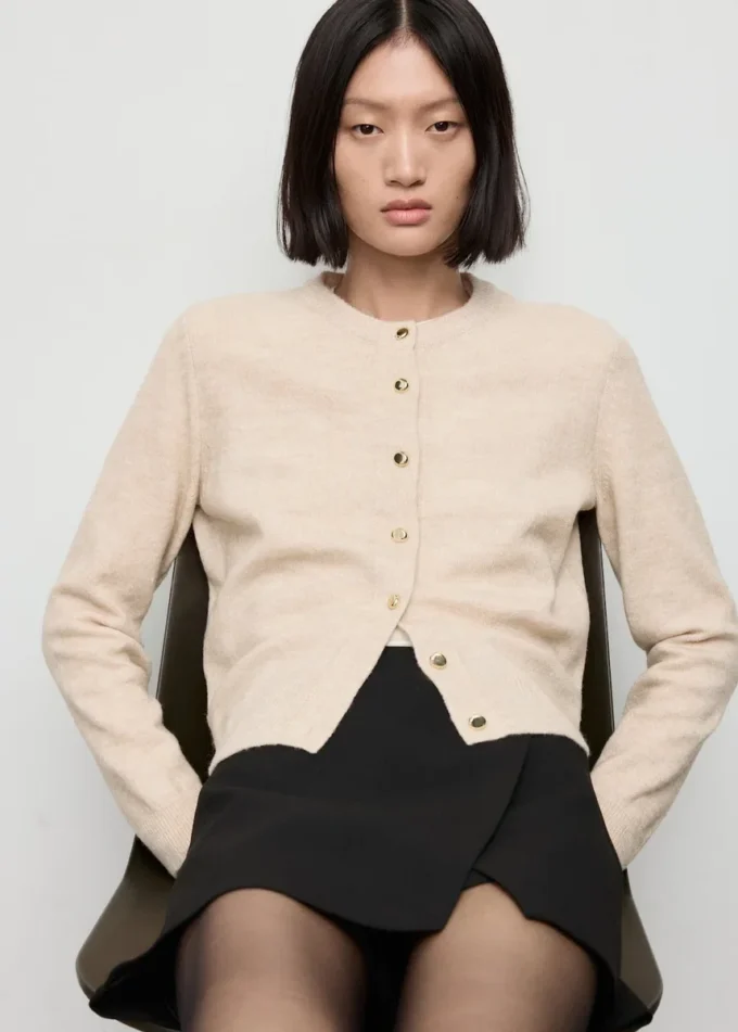 Pletený kardigan na knoflíky Pletený kardigan na knoflíky