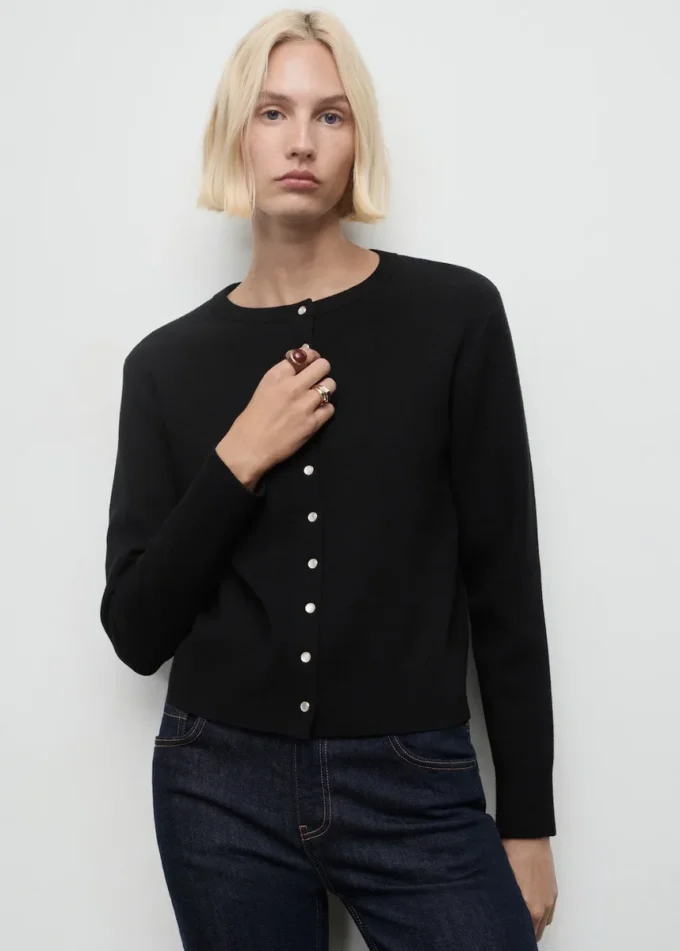 Pletený kardigan na knoflíky Pletený kardigan na knoflíky