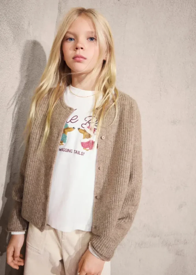 Pletený kardigan na knoflíky Pletený kardigan na knoflíky