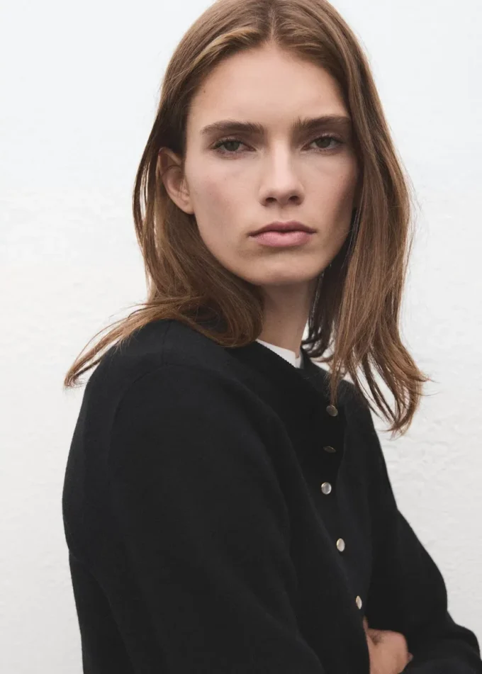 Pletený kardigan na knoflíky Pletený kardigan na knoflíky