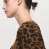Pletený kardigan s leopardím potiskem Pletený kardigan s leopardím potiskem