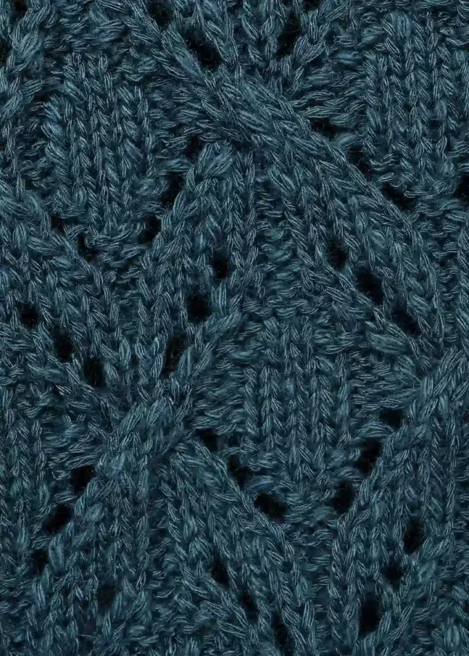 Pletený kardigan s prolamovaným vzorem Pletený kardigan s prolamovaným vzorem