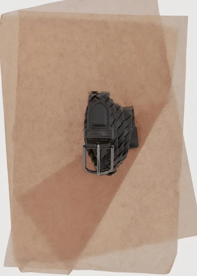 Pletený kožený pásek Pletený kožený pásek