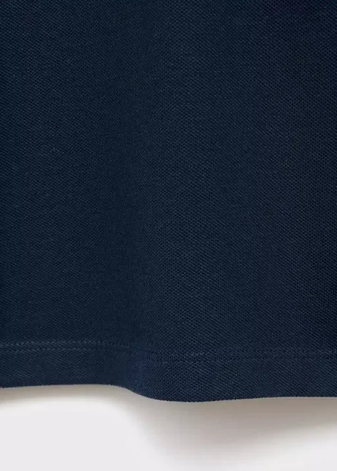 Pletené polo tričko na knoflíky