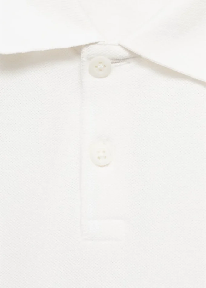 Pletené polo tričko na knoflíky