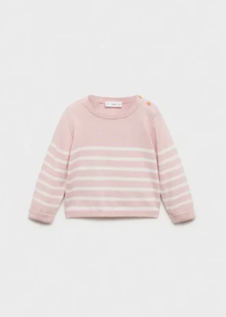 Pletený pruhovaný svetr