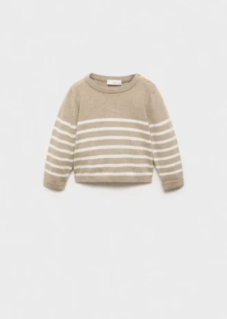 Pletený pruhovaný svetr