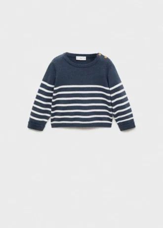 Pletený pruhovaný svetr