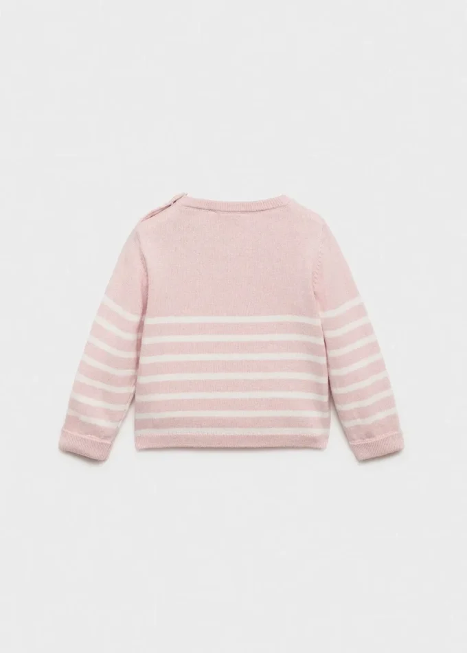 Pletený pruhovaný svetr Pletený pruhovaný svetr