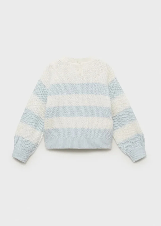 Pletený pruhovaný svetr Pletený pruhovaný svetr