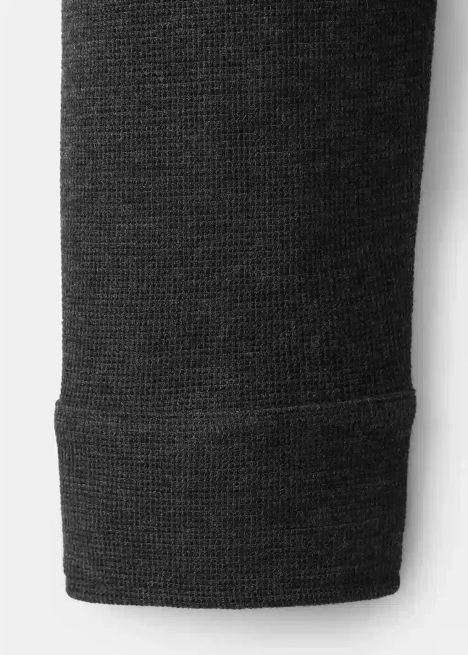 Pletený strukturovaný polo svetr Pletený strukturovaný polo svetr