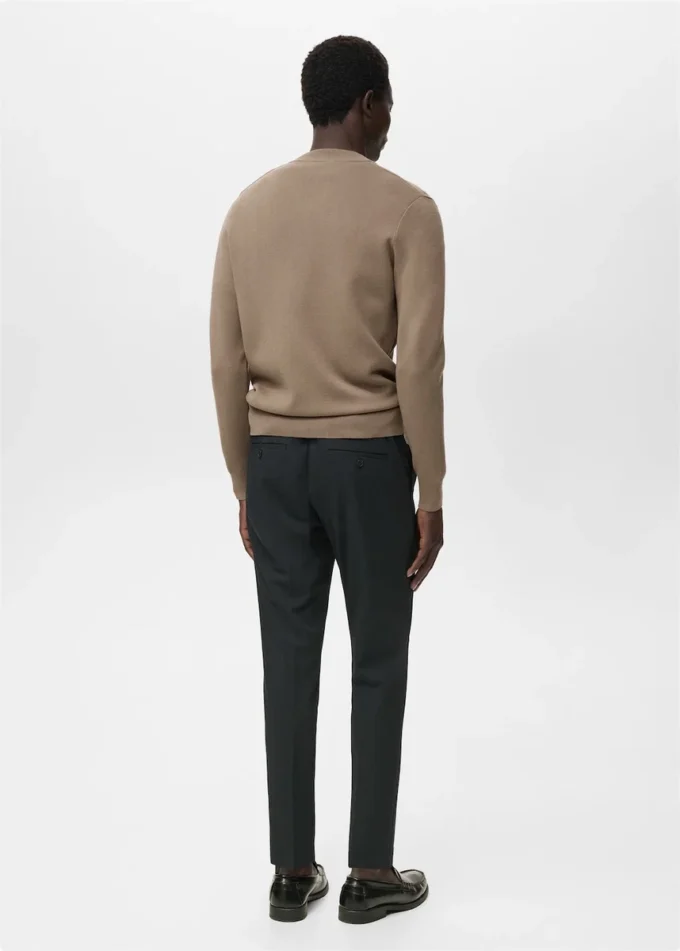 Pletený svetr na zip Pletený svetr na zip