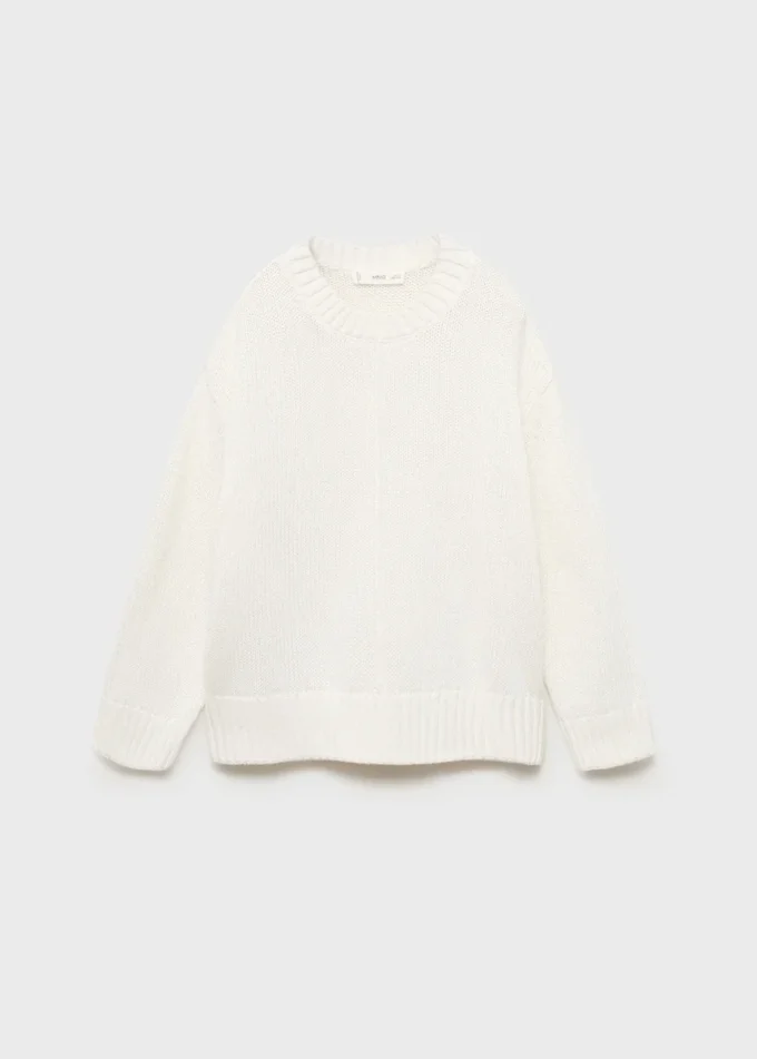 Pletený svetr s dlouhým rukávem Pletený svetr s dlouhým rukávem