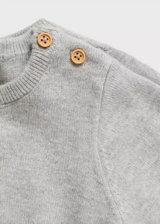 Pletený svetr s kapsami