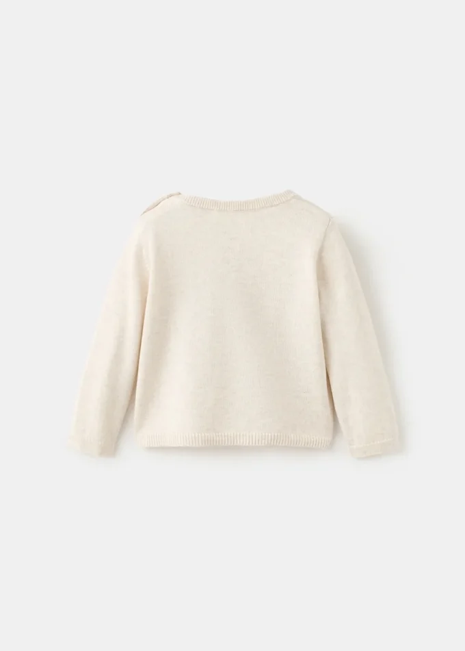 Pletený svetr s kapsami Pletený svetr s kapsami