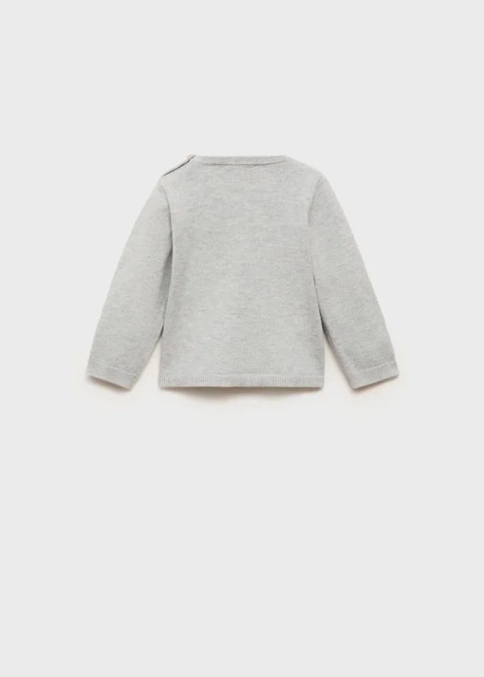 Pletený svetr s kapsami Pletený svetr s kapsami