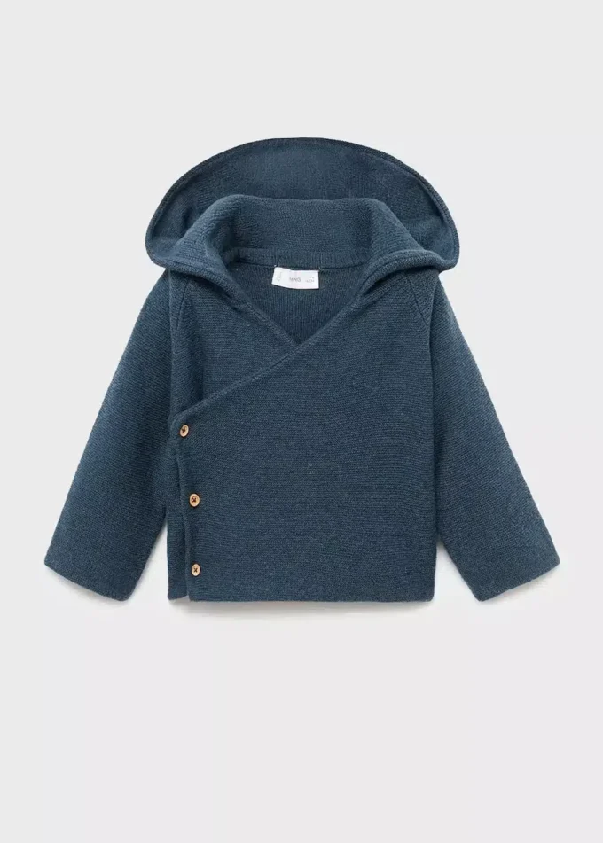 Pletený svetr s kapucí Pletený svetr s kapucí