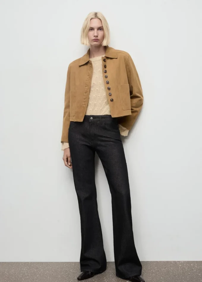 Pletený svetr s krajkovým vzorem Pletený svetr s krajkovým vzorem