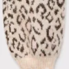 Pletený svetr s leopardím potiskem Pletený svetr s leopardím potiskem