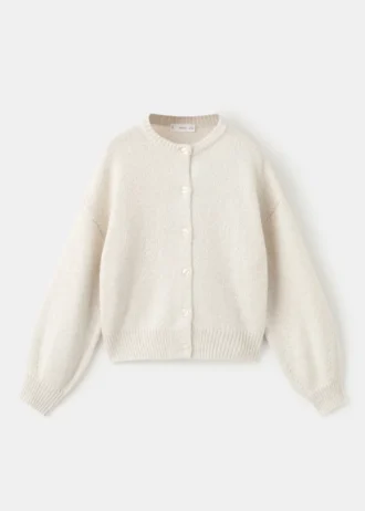 Pletený svetr s lesklými detaily