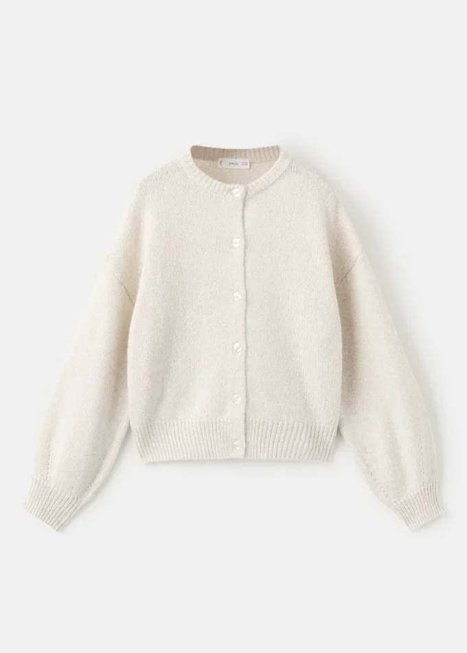 Pletený svetr s lesklými detaily Pletený svetr s lesklými detaily