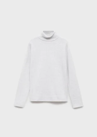 Pletený svetr s rolákem