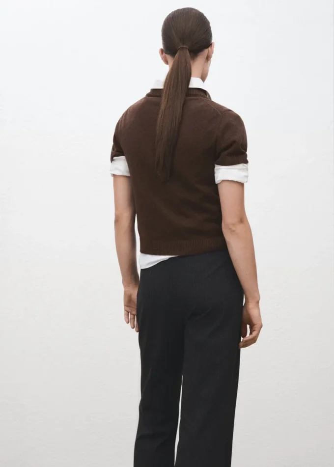 Pletený svetr s výstřihem do V Pletený svetr s výstřihem do V