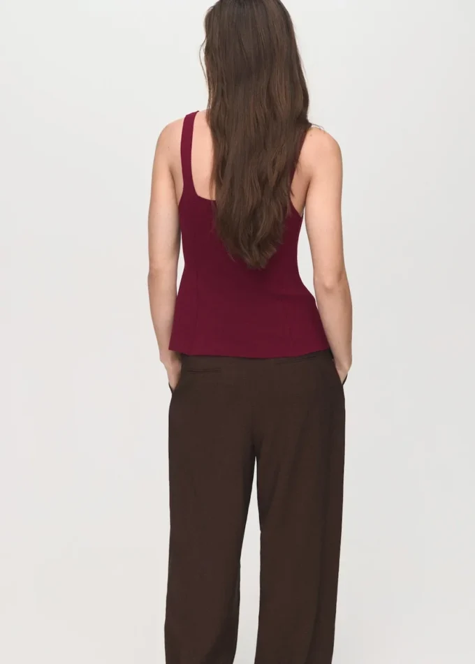 Pletený top ve tvaru písmene A Pletený top ve tvaru písmene A