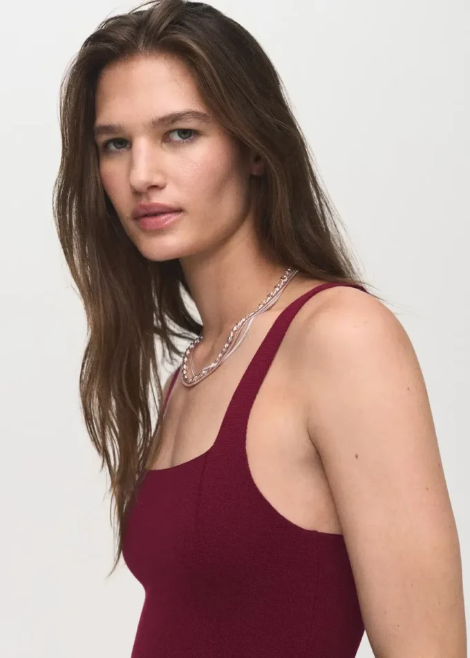 Pletený top ve tvaru písmene A Pletený top ve tvaru písmene A