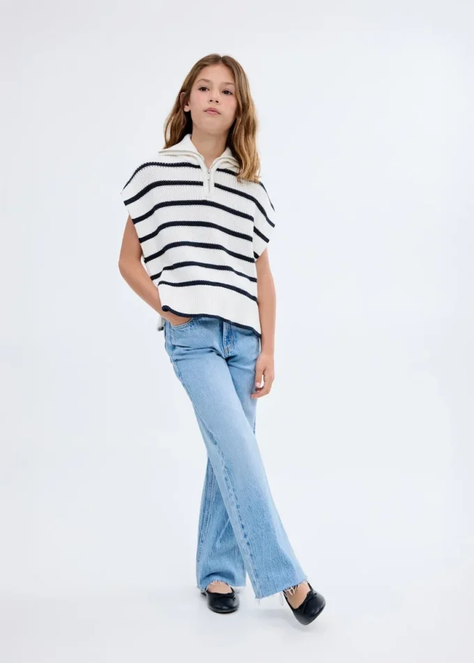 Pletená vesta s límcem Perkins Pletená vesta s límcem Perkins