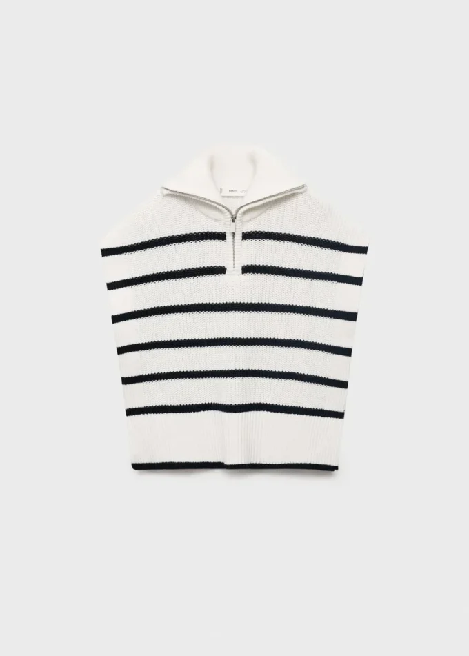 Pletená vesta s límcem Perkins Pletená vesta s límcem Perkins