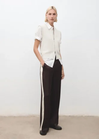 Pletená vesta se zipem