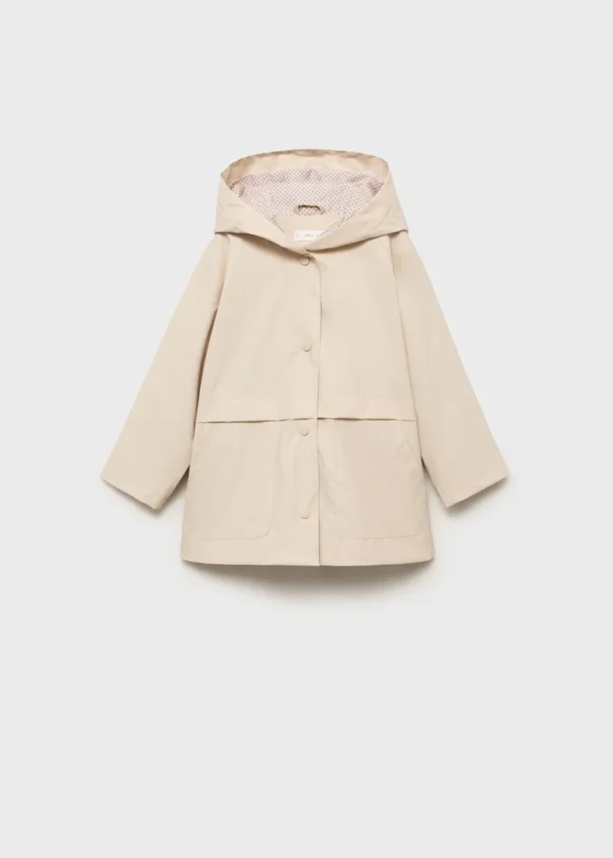 Pogumovaná bunda s kapucí Pogumovaná bunda s kapucí