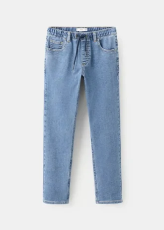 Pohodlné džíny se stahovací šňůrkou Pohodlné džíny se stahovací šňůrkou