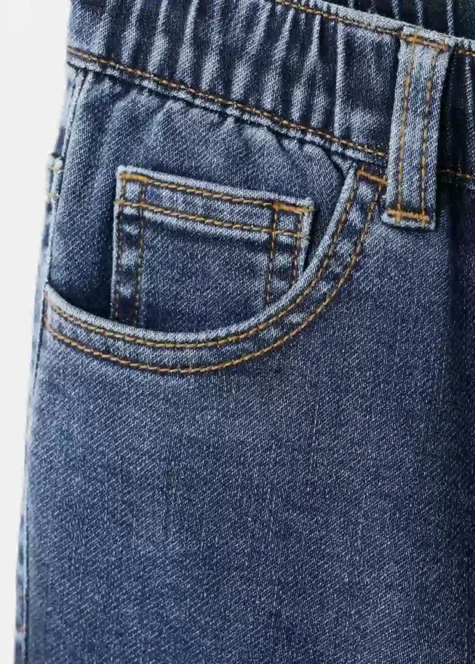 Pohodlné džíny se stahovací šňůrkou Pohodlné džíny se stahovací šňůrkou