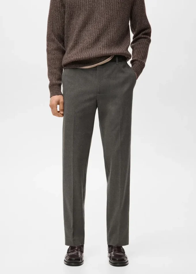 Pohodlné kalhoty s pravidelným střihem Pohodlné kalhoty s pravidelným střihem