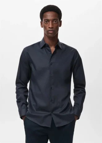 Pohodlná strečová košile, která se nemusí žehlit